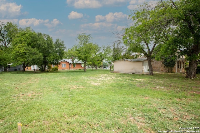 view of yard