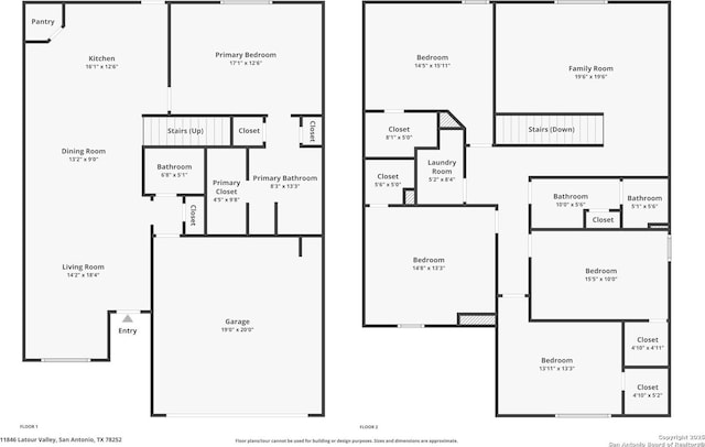 11846 Latour Vly, San Antonio, TX 78252 - floor plan