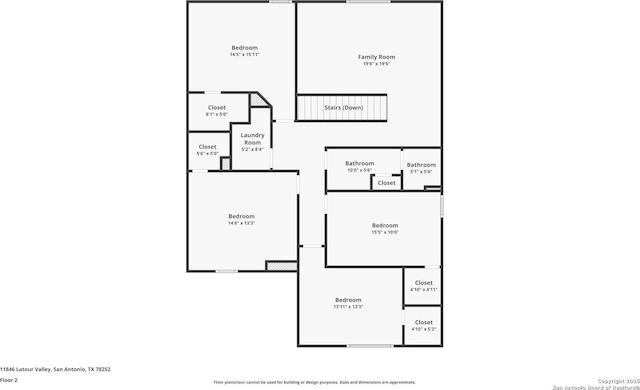 11846 Latour Vly, San Antonio, TX 78252 - floor plan