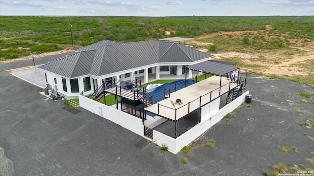 drone / aerial view