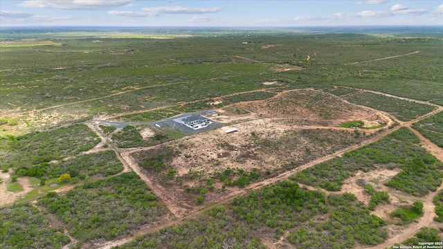 aerial view with a rural view