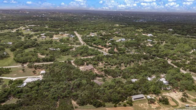 aerial view with a view of trees