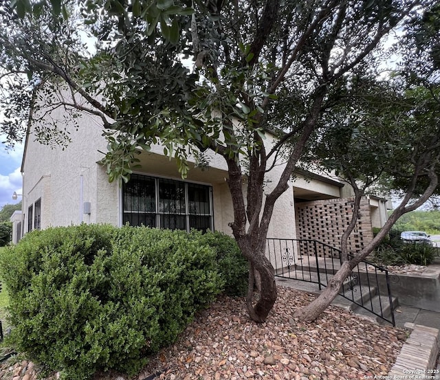 view of property exterior featuring stucco siding
