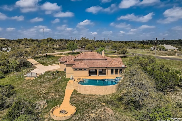 aerial view