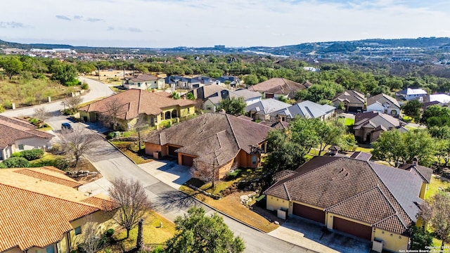 bird's eye view featuring a residential view