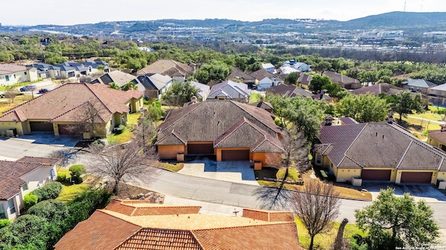bird's eye view featuring a residential view
