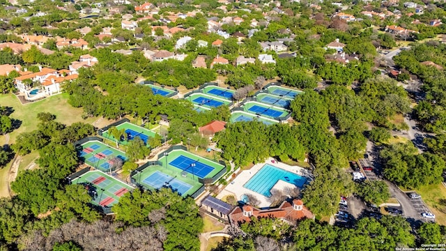 drone / aerial view