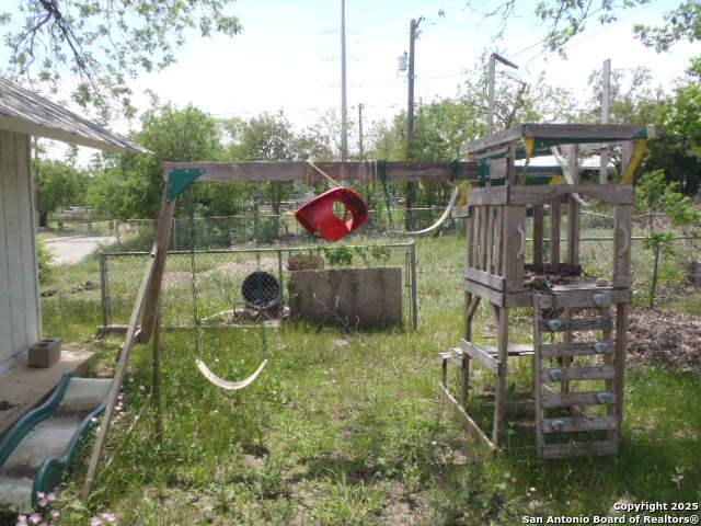 view of play area