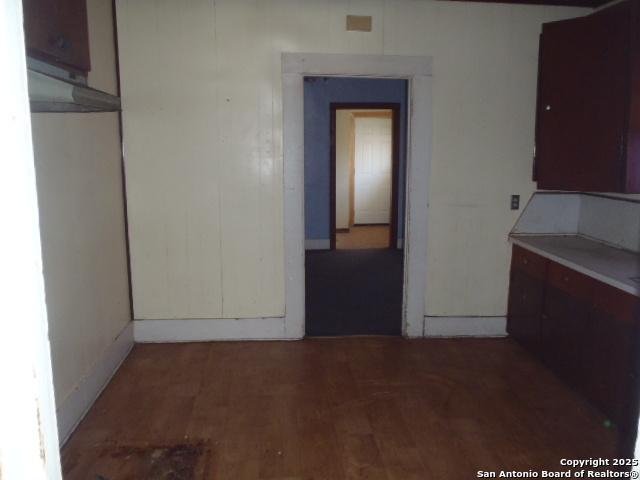 interior space with baseboards
