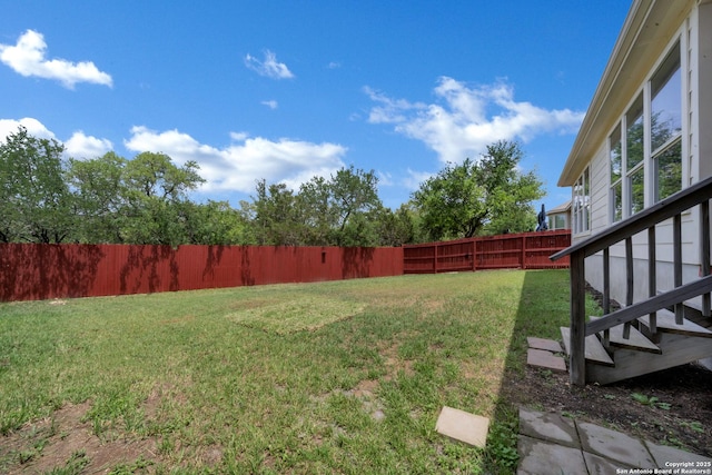 12739 Gruene Pass, San Antonio, TX 78253 - view of yard with a fenced backyard
