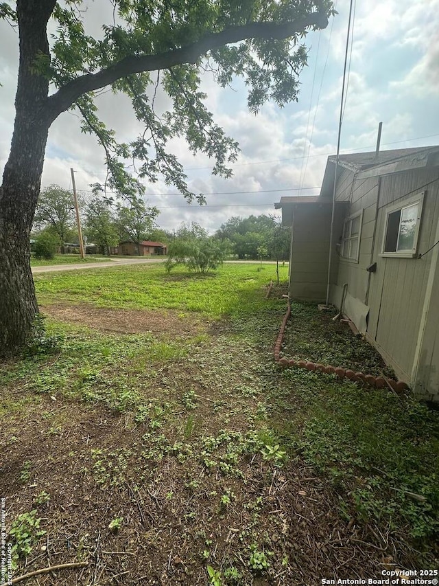 view of yard