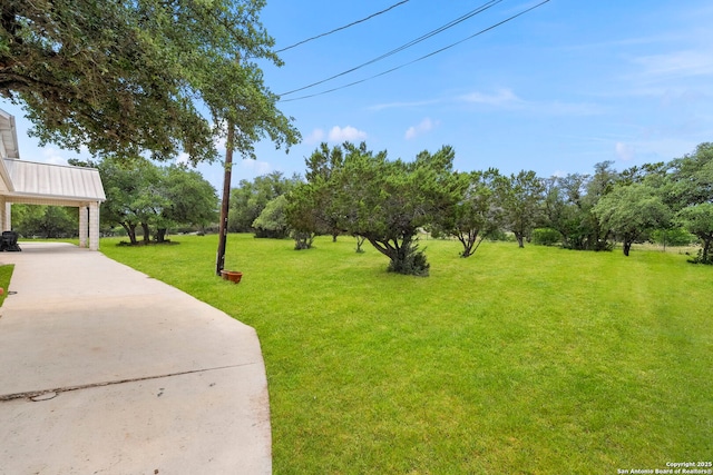 view of yard