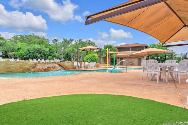 13810 Kotili, San Antonio, TX 78245 - community pool featuring fence and a patio area