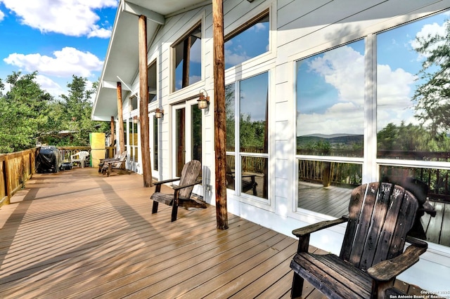 view of deck