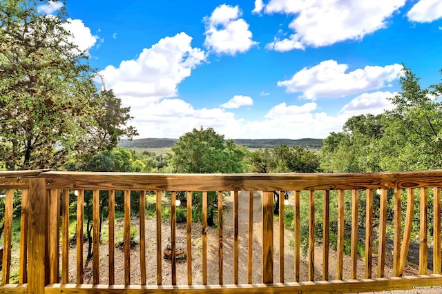 view of deck