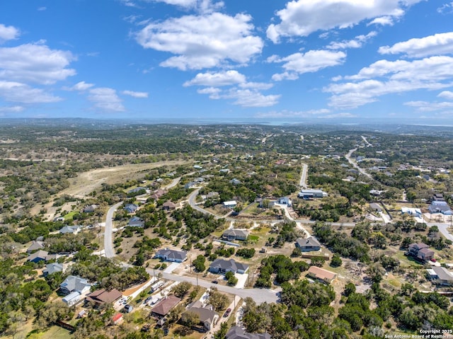 aerial view featuring a residential view