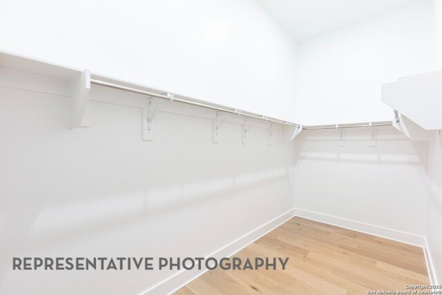 349 Hulda, New Braunfels, TX 78130 - walk in closet featuring light wood finished floors