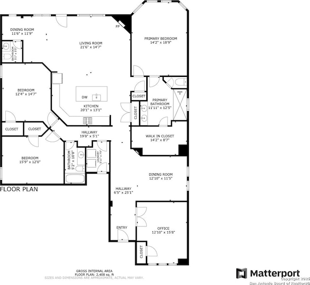 11910 Hollering Pass, Schertz, TX 78154 - home floor plan