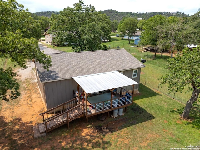 drone / aerial view