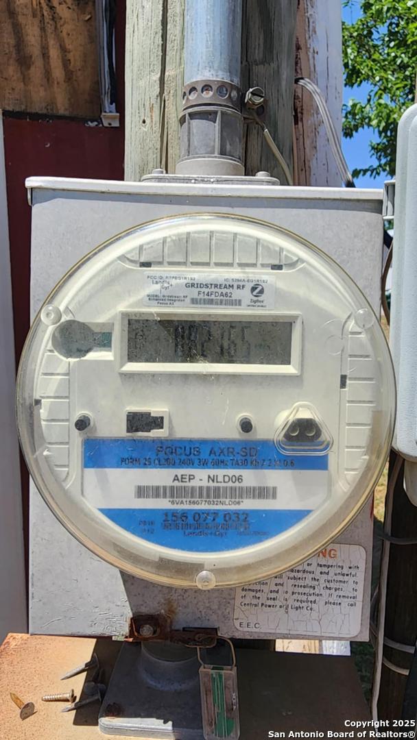 details featuring electric meter