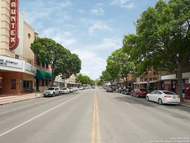 630 Central Pkwy Unit 1113, New Braunfels, TX 78130 - view of road with curbs, sidewalks, and street lights