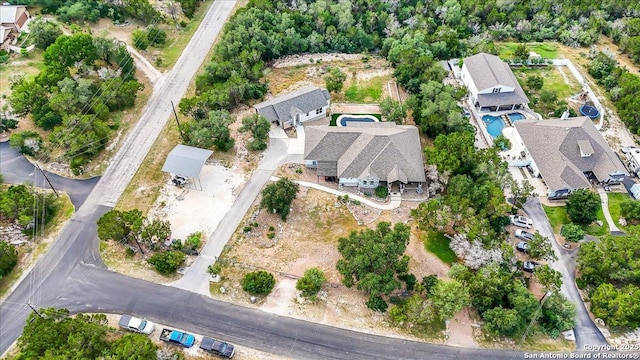 1547 Moon Vw, New Braunfels, TX 78132 - aerial overview of property's location with nearby suburban area