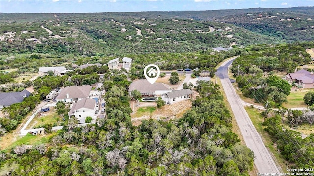 1547 Moon Vw, New Braunfels, TX 78132 - aerial view of property and surrounding area featuring nearby suburban area