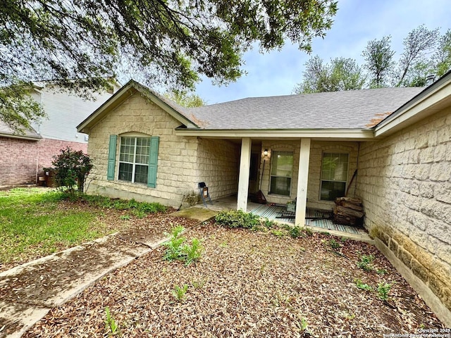 607 Dover Ln, Round Rock, TX 78664 - exterior space featuring roof with shingles