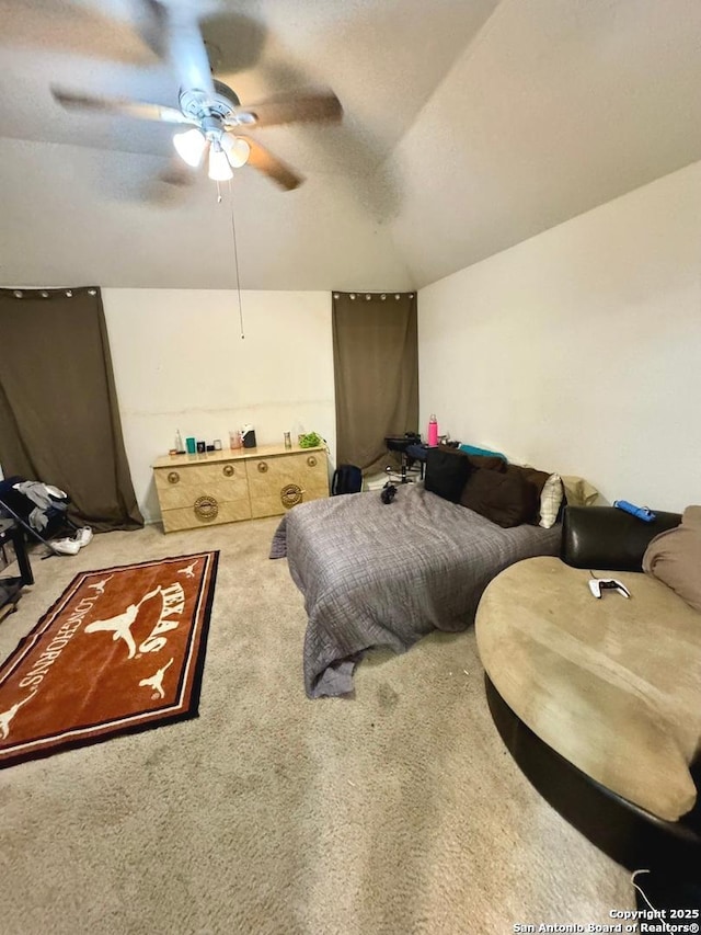 607 Dover Ln, Round Rock, TX 78664 - bedroom with a ceiling fan and carpet floors