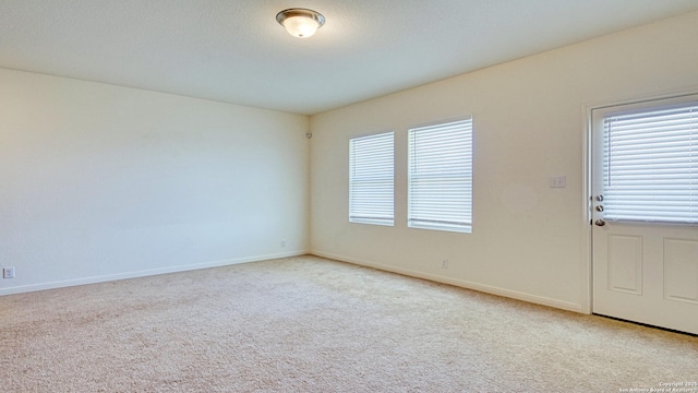 13406 Flower Pond, Saint Hedwig, TX 78152 - unfurnished room featuring a wealth of natural light, carpet, and baseboards