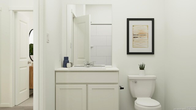 506 Kayden Ct, Marion, TX 78124 - bathroom with vanity and toilet