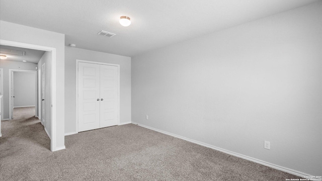 7350 Braes Cor, San Antonio, TX 78244 - unfurnished bedroom featuring carpet flooring, baseboards, and a closet