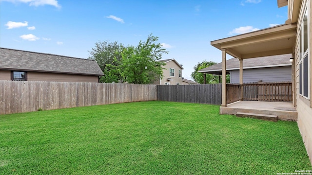 7350 Braes Cor, San Antonio, TX 78244 - view of yard with a patio