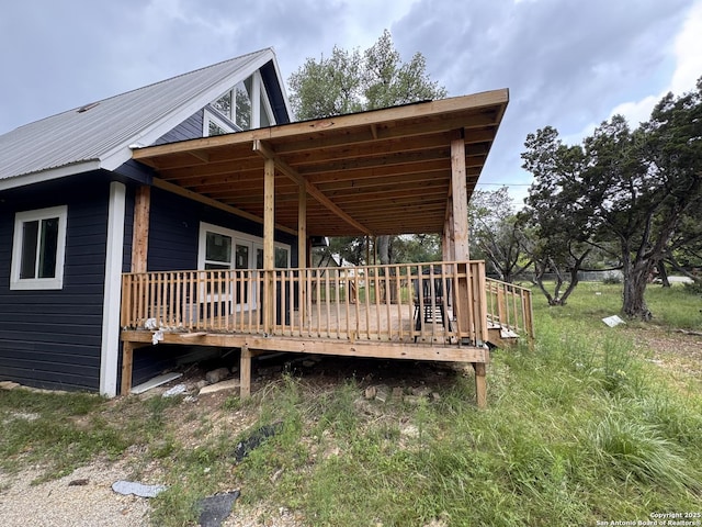 view of deck