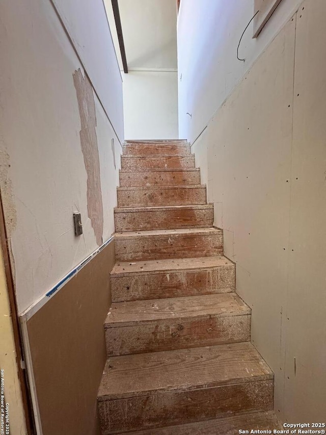 view of staircase