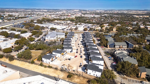 aerial view featuring a residential view