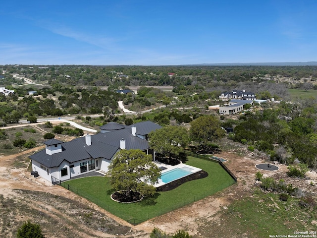 drone / aerial view