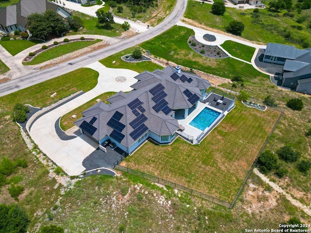 drone / aerial view