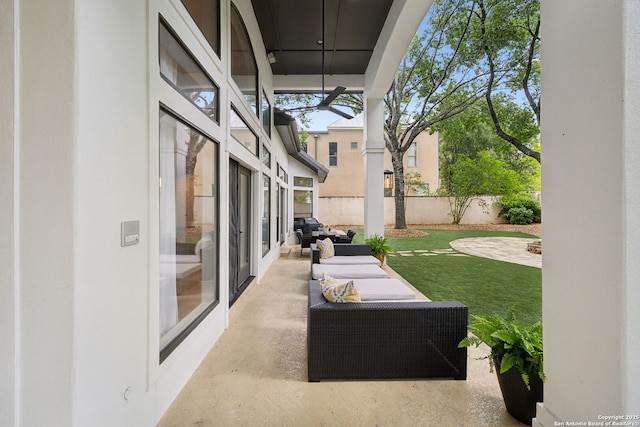 view of patio