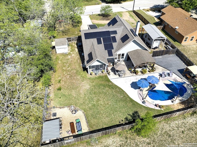 aerial view