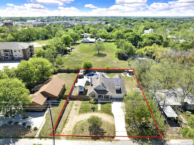 aerial view