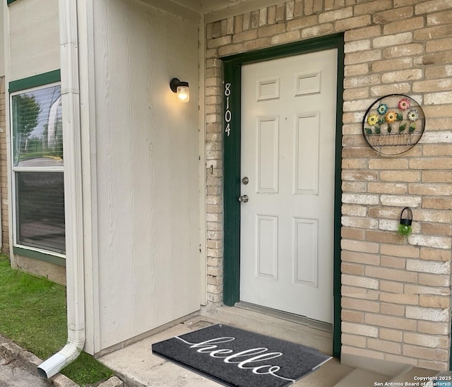 4949 Hamilton Wolfe Unit 8104, San Antonio, TX 78229 - property entrance featuring brick siding