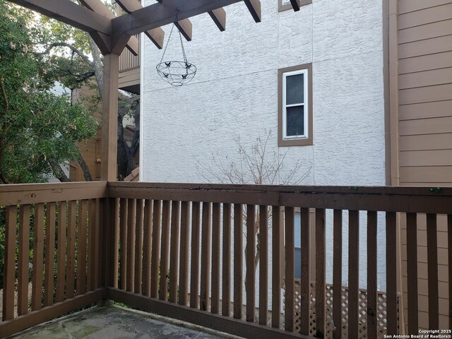 4107 Medical Unit 1204, San Antonio, TX 78229 - view of wooden deck