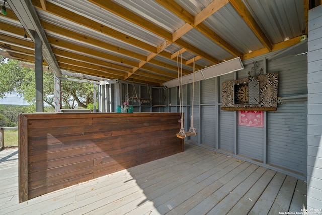 view of deck