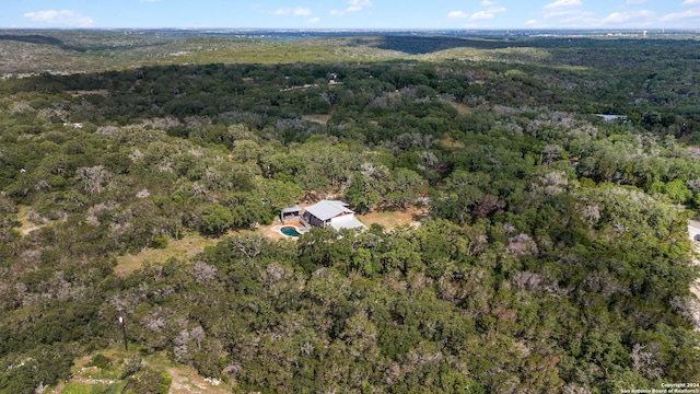 aerial view with a view of trees