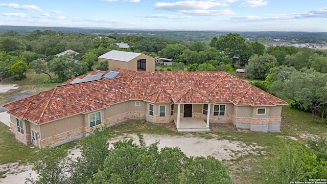 aerial view