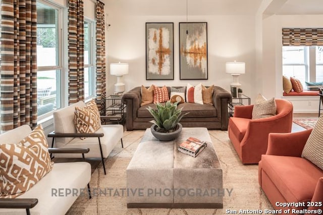view of living area