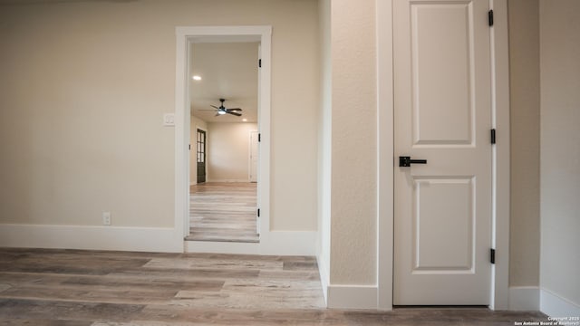 5806 Gillis, San Antonio, TX 78240 - hall with wood finished floors