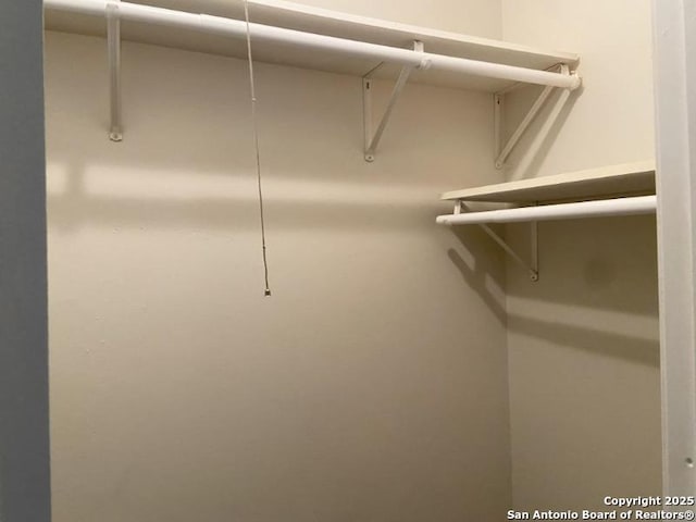 view of closet