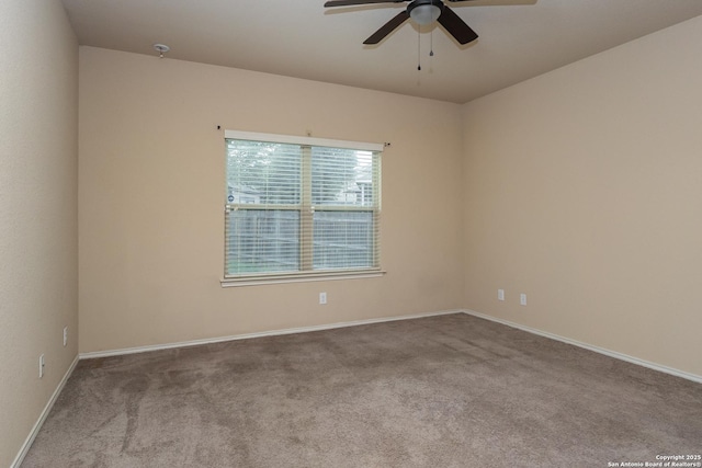 1843 Gray Fox, San Antonio, TX 78245 - carpeted spare room with ceiling fan and baseboards
